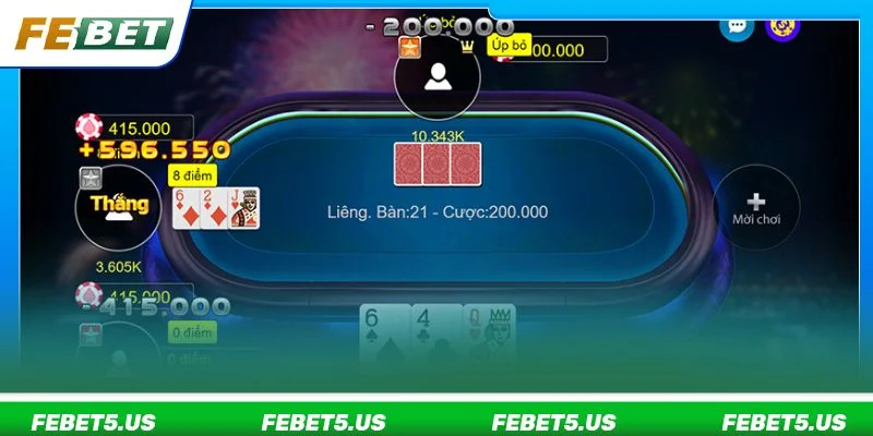 Liêng FEBET: 03 Tuyệt Chiêu Cược Bài Lá Trên Cơ Đối Thủ Có nhiều lý do bet thủ không thể bỏ lỡ ván chơi Liêng tại FEBET