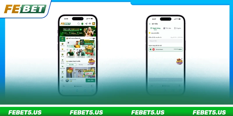 Cách Rút Tiền FEBET Nhanh Chóng An Toàn Trong Vài Bước Có thể giao dịch rút tiền FEBET trên điện thoại